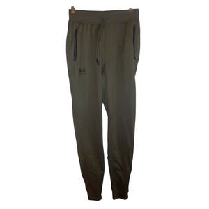 Under Armour Women's Army green and Black‎ zipper joggers